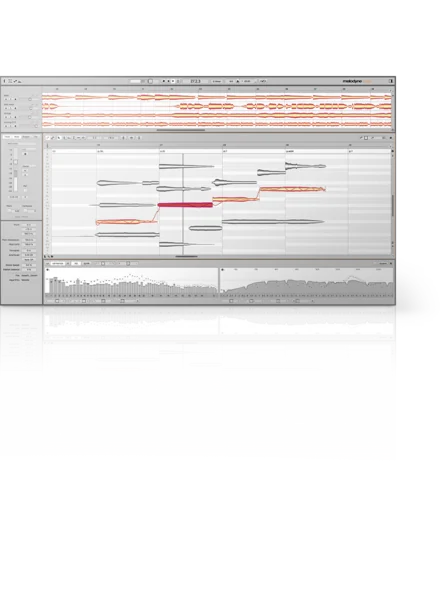 Visual for this record: The first Melodyne could not touch a single chord